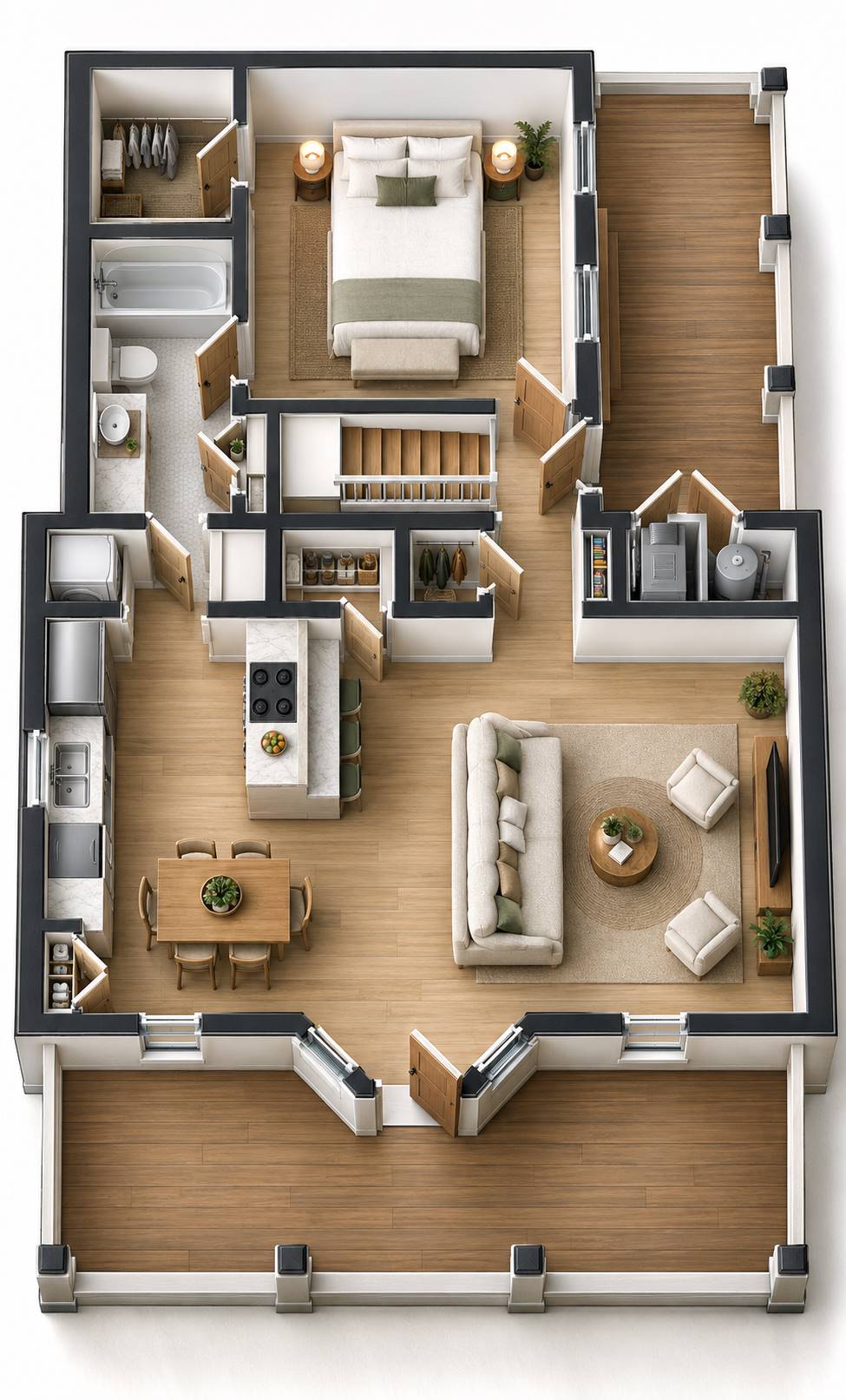 1st Floor 3D Floor Plan