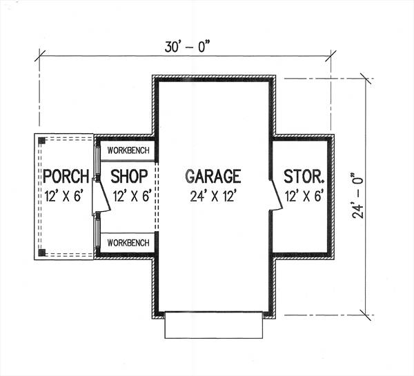 Garage - Plan 2838