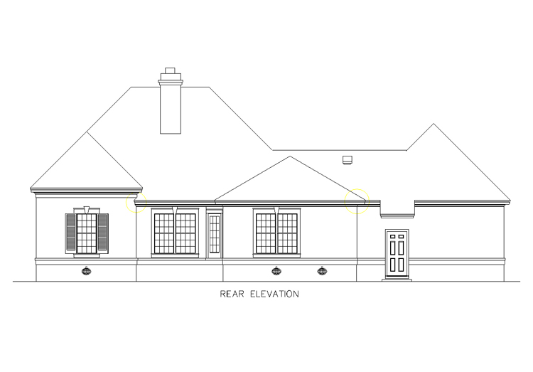Southern House Plan with 3 Bedrooms and 2.5 Baths - Plan 3557