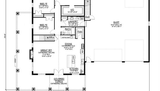 1st Floor with Basement Stairs