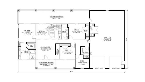1st Floor with Basement Stairs
