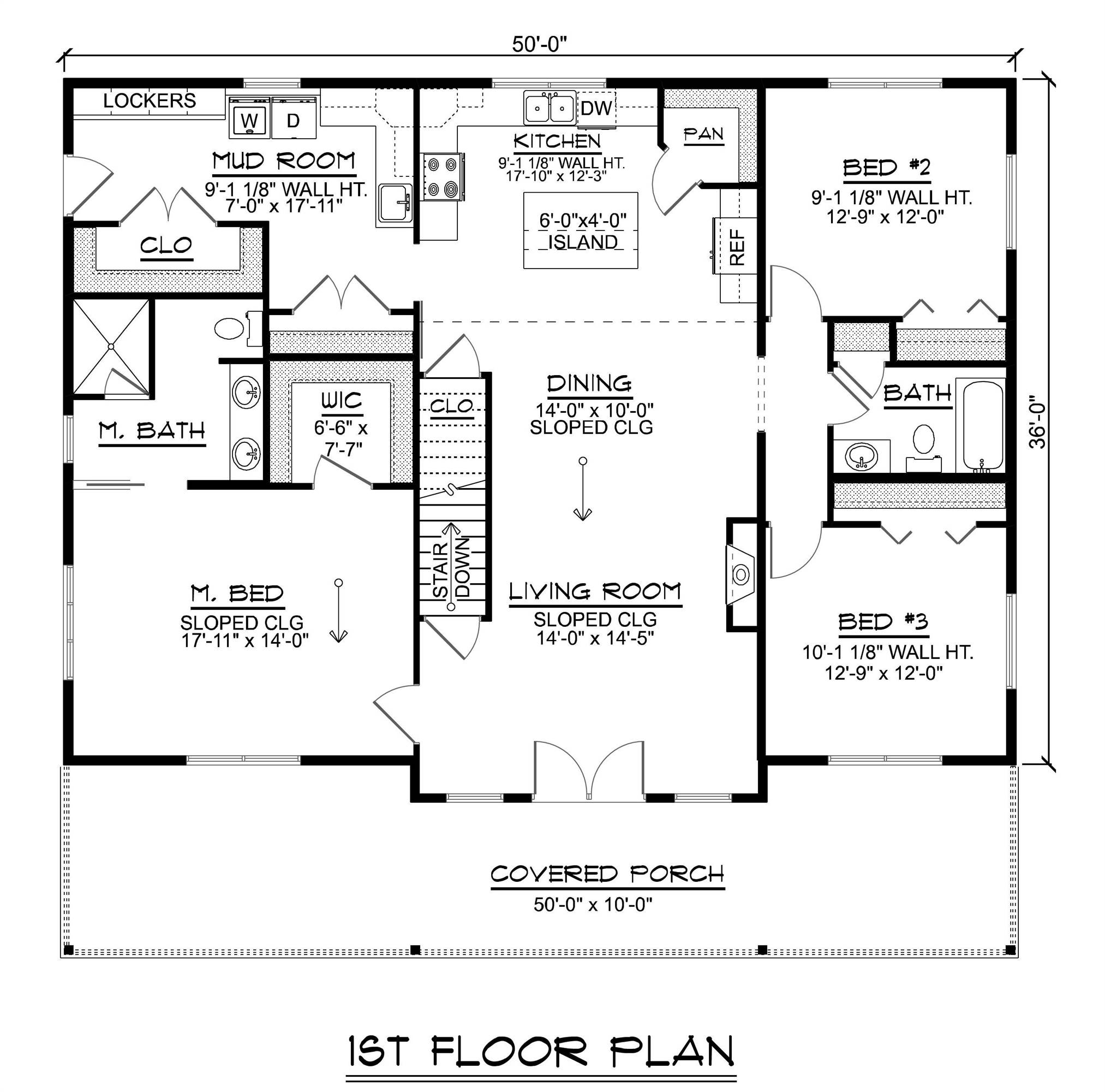1st Floor With Basement Stairs