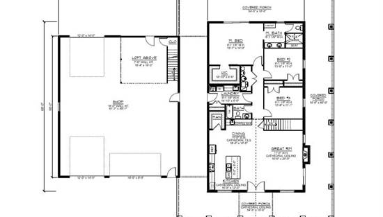 1st Floor with Basement Stairs