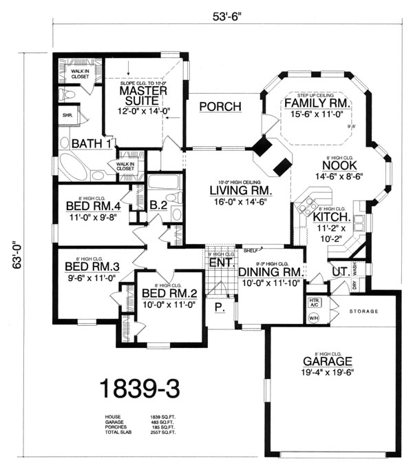 European House Plan With 4 Bedrooms And 2 5 Baths 8186 Plan With 4 Bedrooms And 2 5 Baths