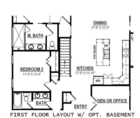 1st Floor with Optional Basement