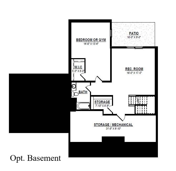 Optional Basement Plan