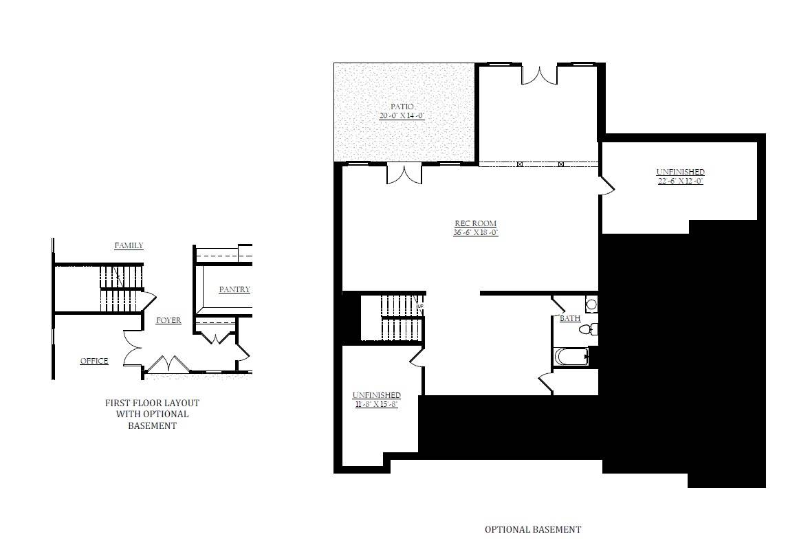 Optional Basement Plan