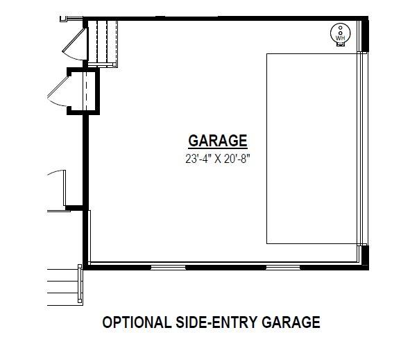 Optional Side-Entry Garage