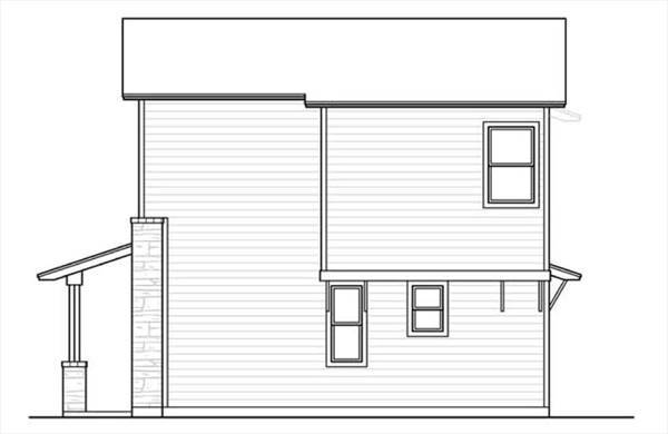 East Elevation image of The Kristin House Plan