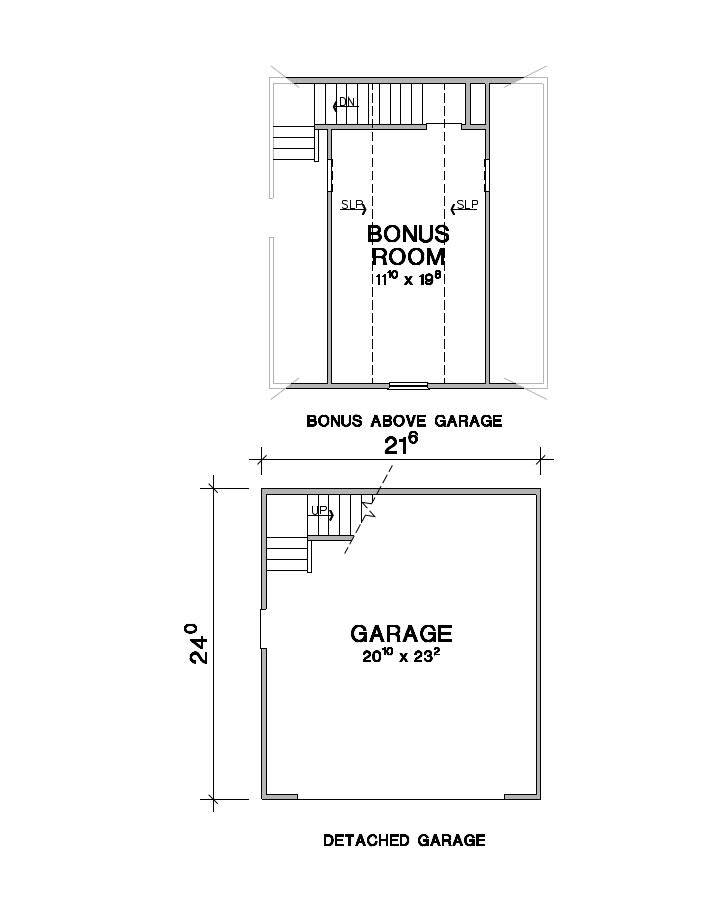Bonus Room and Detached Garage