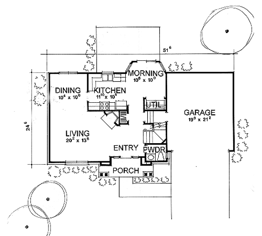 Contemporary House Plan with 3 Bedrooms and 3.5 Baths - Plan 2887