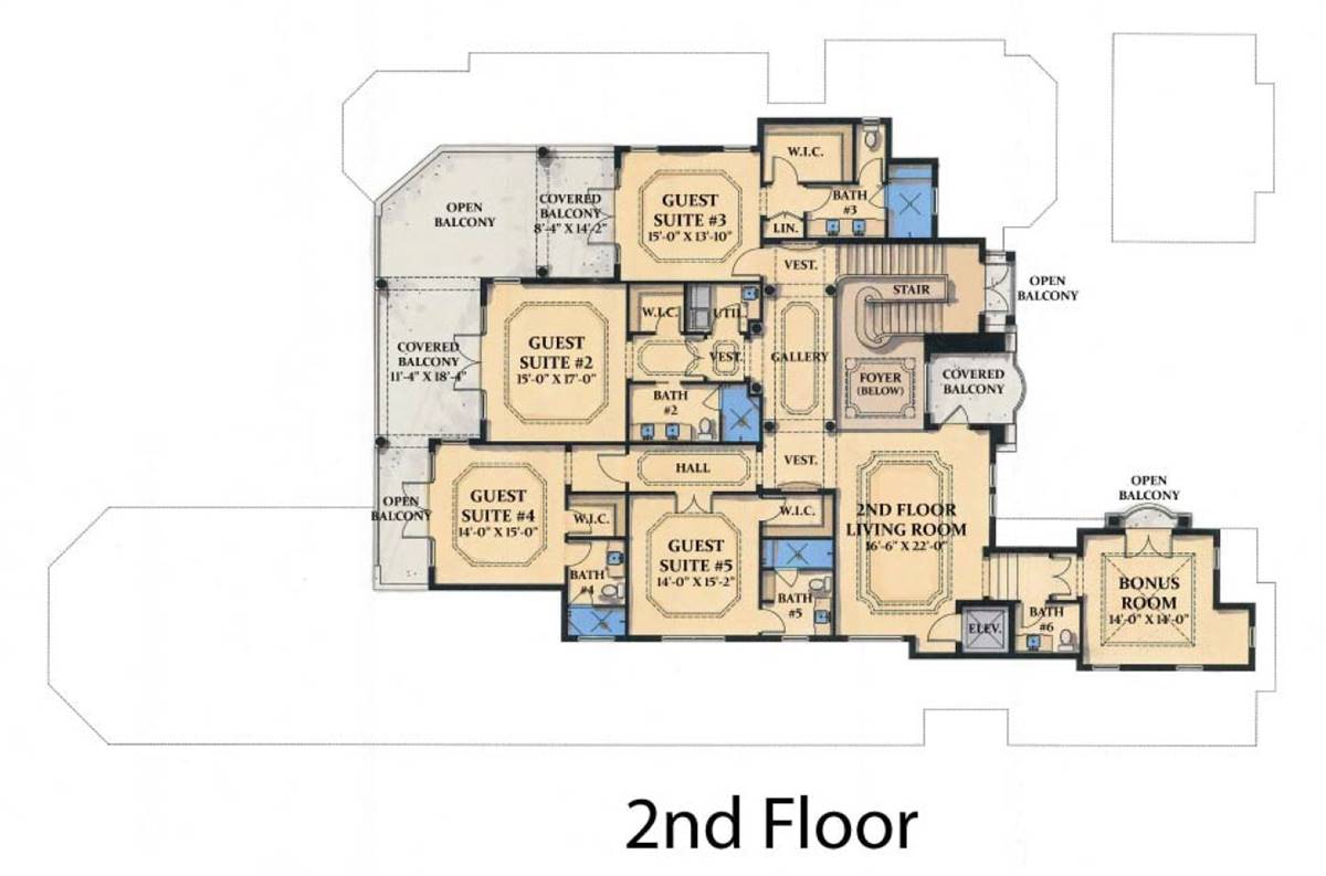 5 Bedroom House Plans With Bonus Room