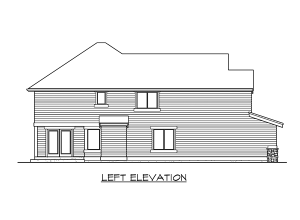 craftsman four-bedroom house plan - Plan 5603