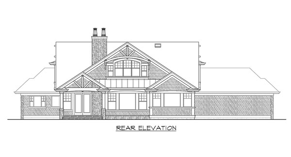 Cottage House Plan with 4 Bedrooms and 4.5 Baths - Plan 3218