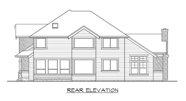 Craftsman House Plan with 4 Bedrooms and 2.5 Baths - Plan 3222