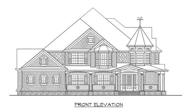 Farm House House Plan with 4 Bedrooms and 3.5 Baths - Plan 3225