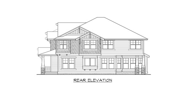 Craftsman House Plan With 4 Bedrooms And 3.5 Baths - Plan 3228