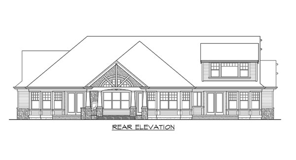 Cottage House Plan with 3 Bedrooms and 3.5 Baths - Plan 3258