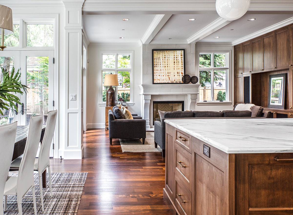 Coffered Ceilings and Beautiful Woodwork Adds Ambience