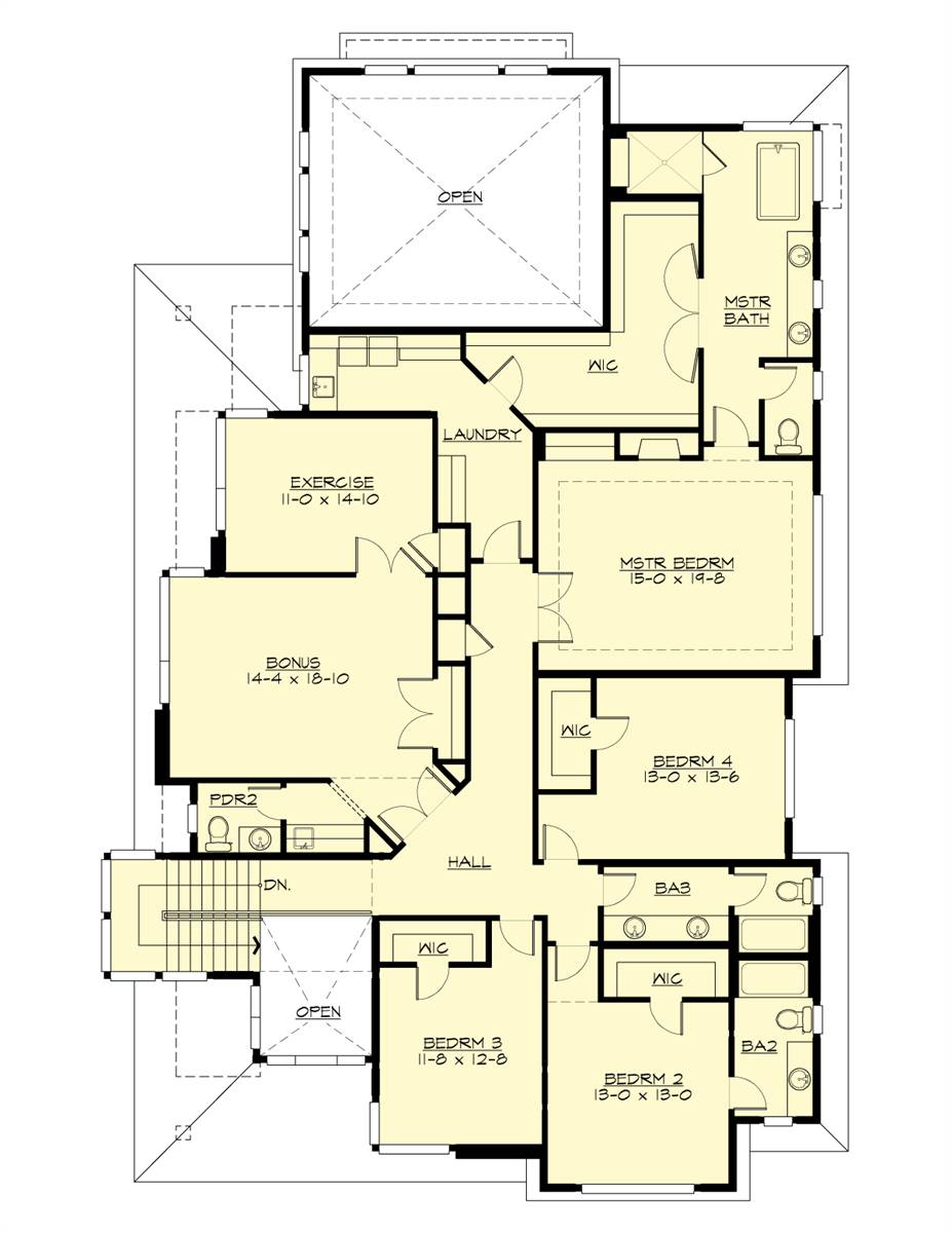 Luxury 5 Bedroom Modern Style House Plan 4818 Plan 4818