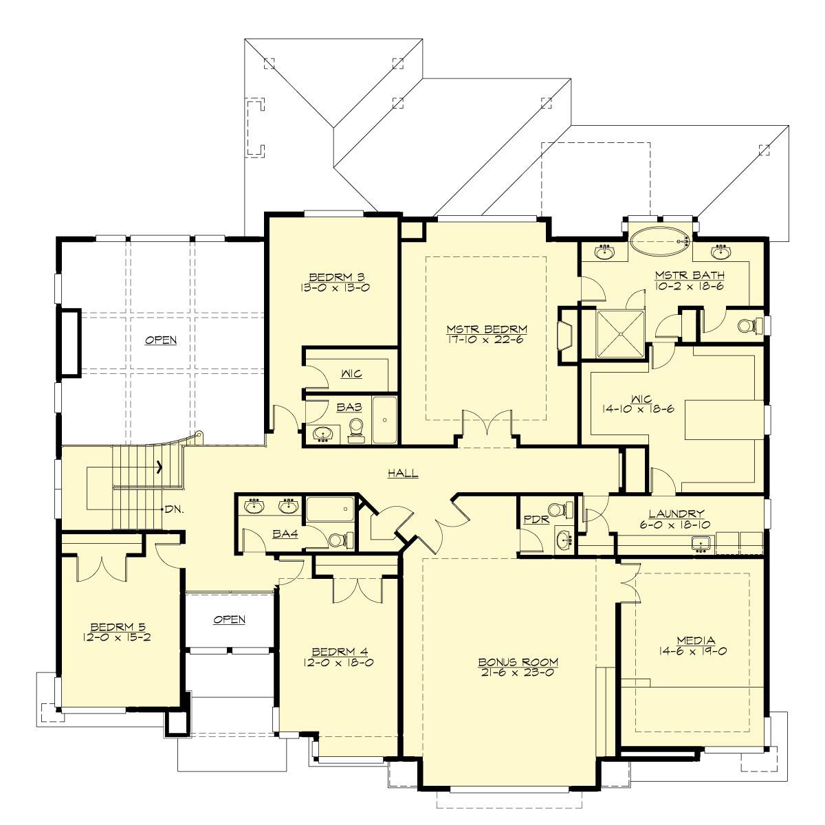 Luxury 5 Bedroom Modern Style House Plan 5074 Plan 5074