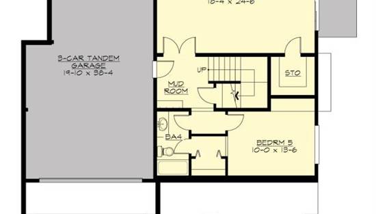3-Story 5 Bedroom Craftsman Style House Plan 7475 - Plan 7475