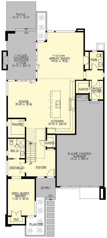 Plan Kd 5524 2 3 Two Story Bed House