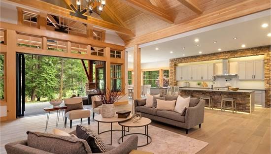 Perfect Wooden Floor Plans For Modern Living Room