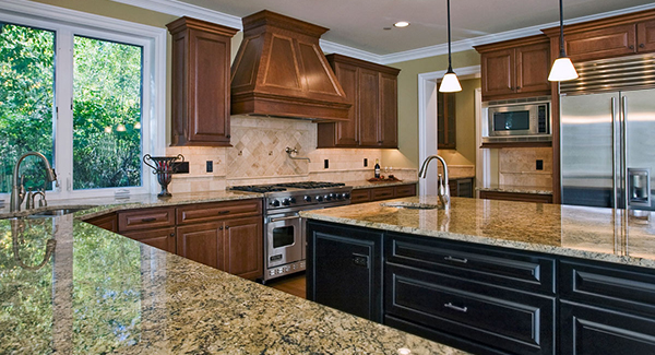 Chefs Kitchen Featuring Large Island and Storage