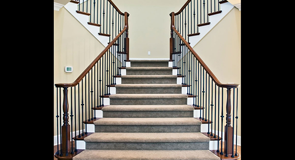 Elegant First Floor Stairway