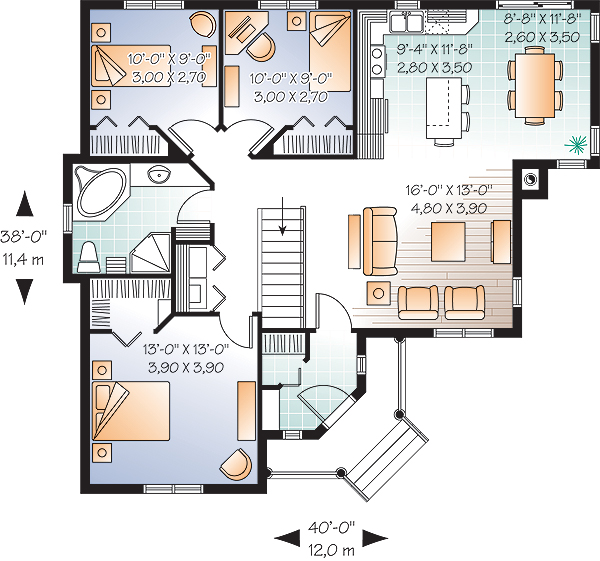 country-house-plan-with-3-bedrooms-and-1-5-baths-plan-3198