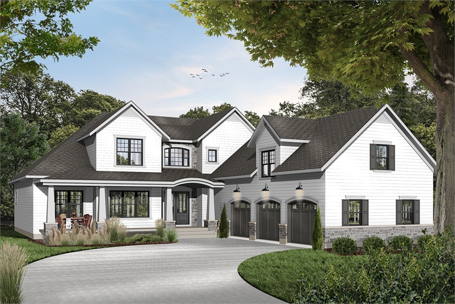 4 bedroom 3 car garage house plans