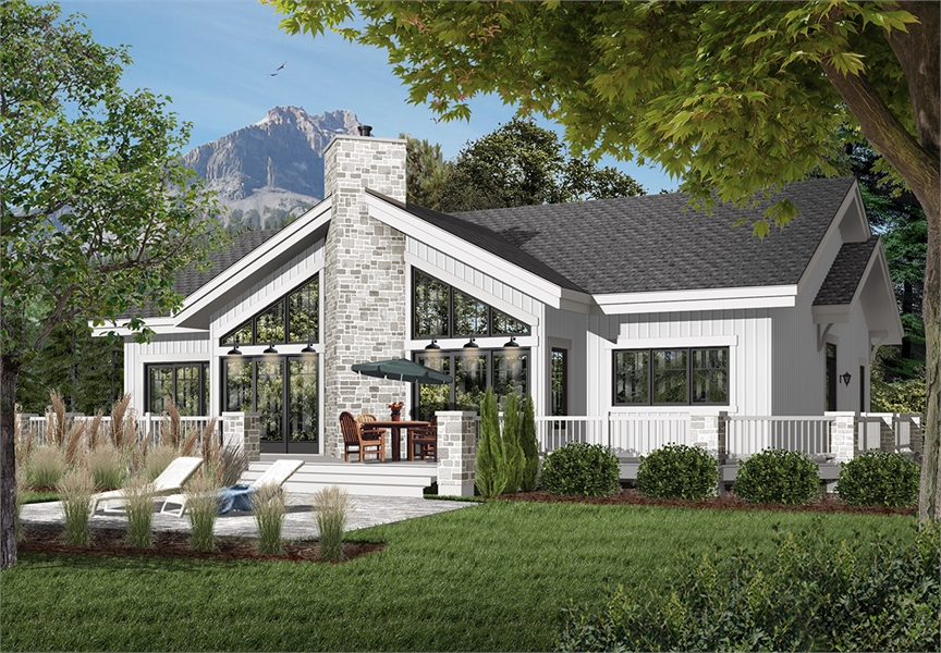 Front image of Brookside House Plan