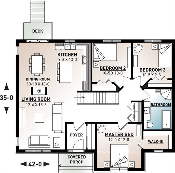 Contemporary Style House Plan 5333, Aspen Creek House Plan