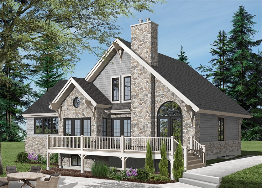 Beautiful Top selling Lake Or Mountain House Plan With 3 Bedrooms And Large Bonus Room Plan 5339