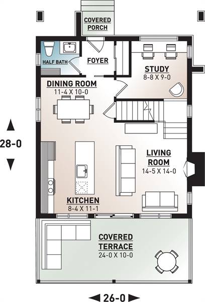 Modern Style House Plan 6371 Taylor Plan 6371