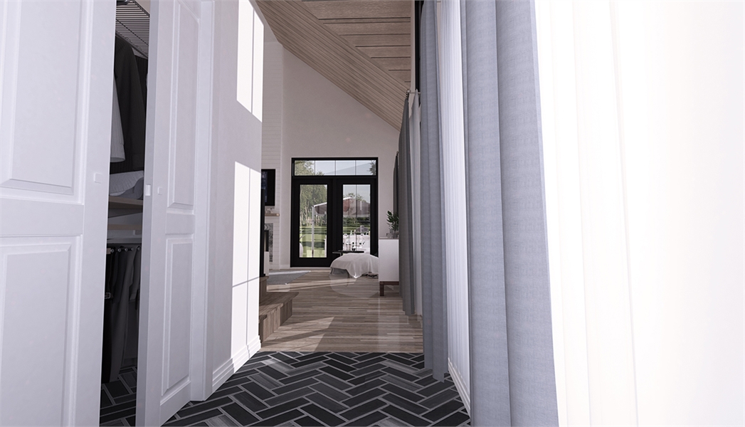 Entry Hall to Main Living Area image of The Touchstone 3 House Plan