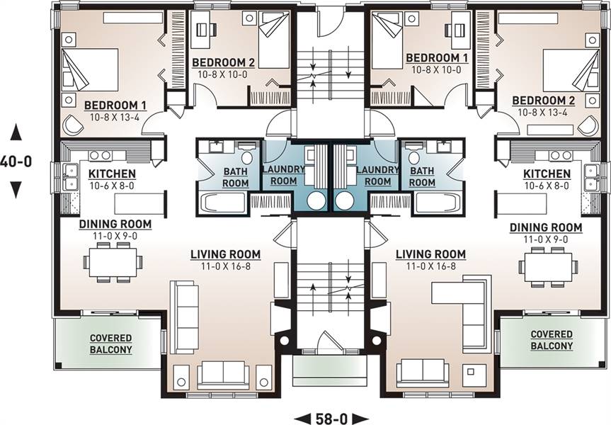 Multi-Family - Plan 7855