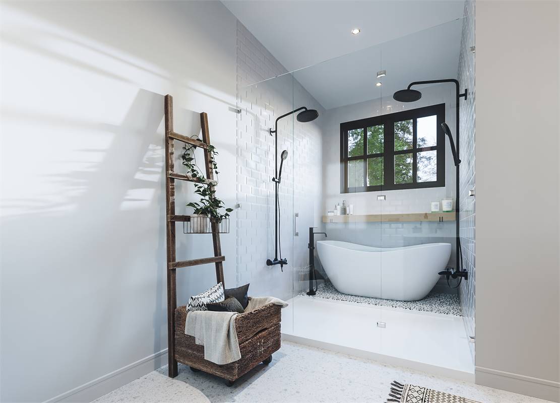 Family Bathroom with Integrated Bath & Shower