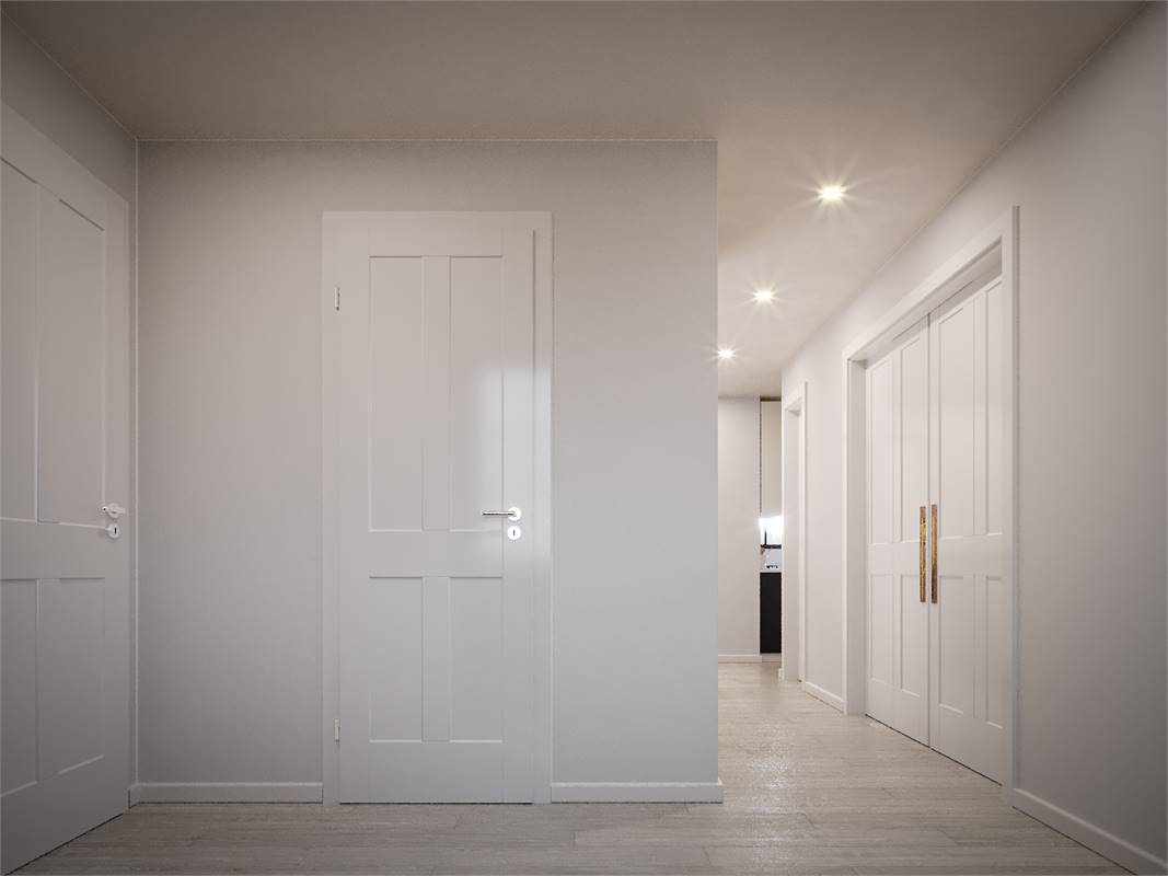 Entry with Easy Access to Mudroom and Home Office