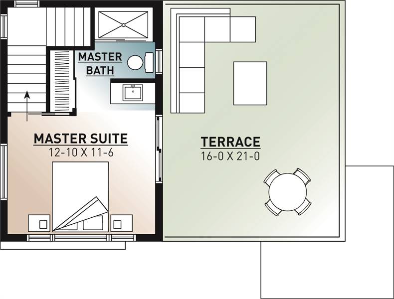 2nd Floor Plan image of Joshua House Plan