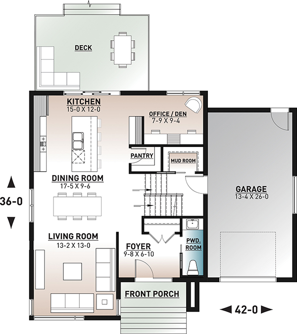 Builder Ready Modern Style House Plan 6370 - Plan 6370