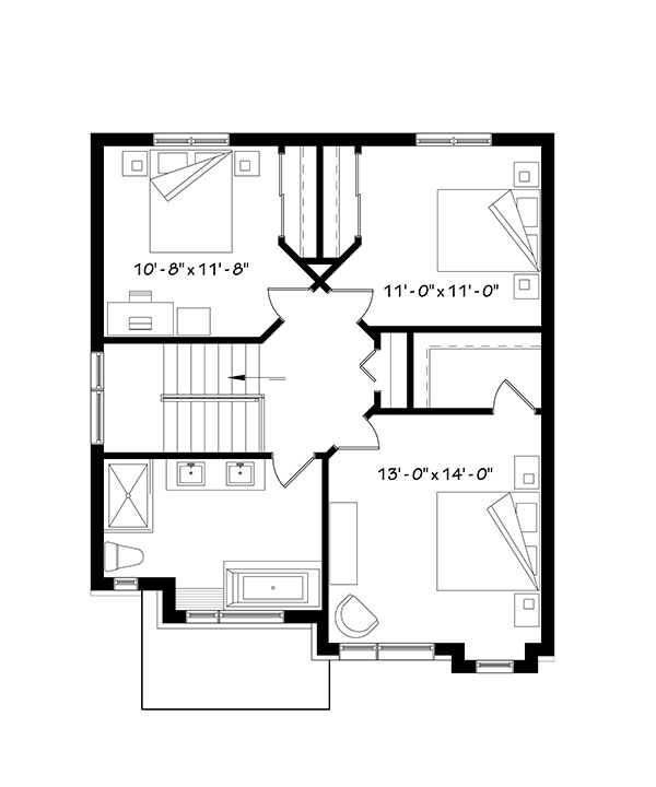 3 Bedrooms and 1.5 Baths - Plan 1437