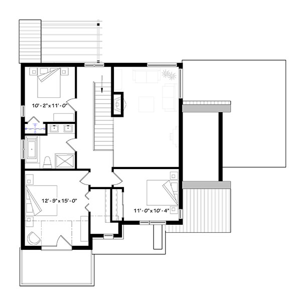 Second level image of Azalea House Plan
