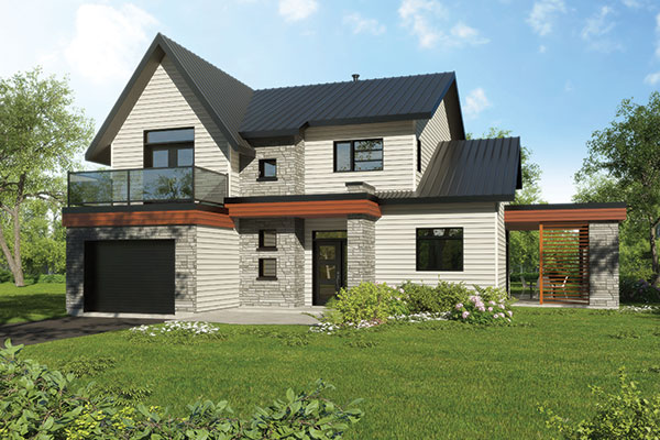 Front rendering image of Azalea House Plan