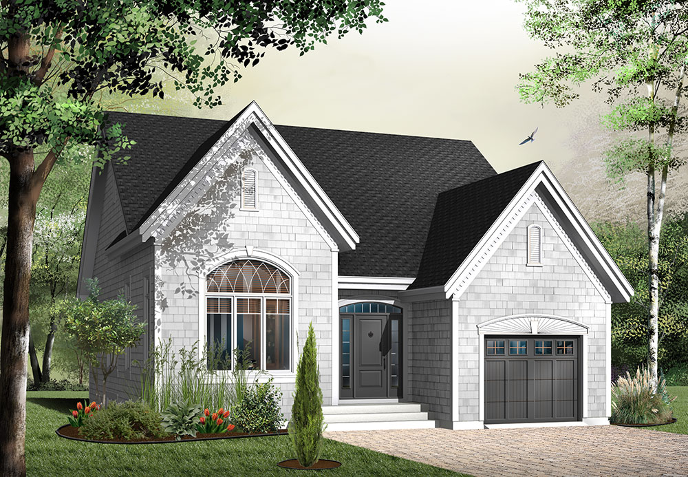 Cottage House Plan With 2 Bedrooms And 1 5 Baths Plan 9545