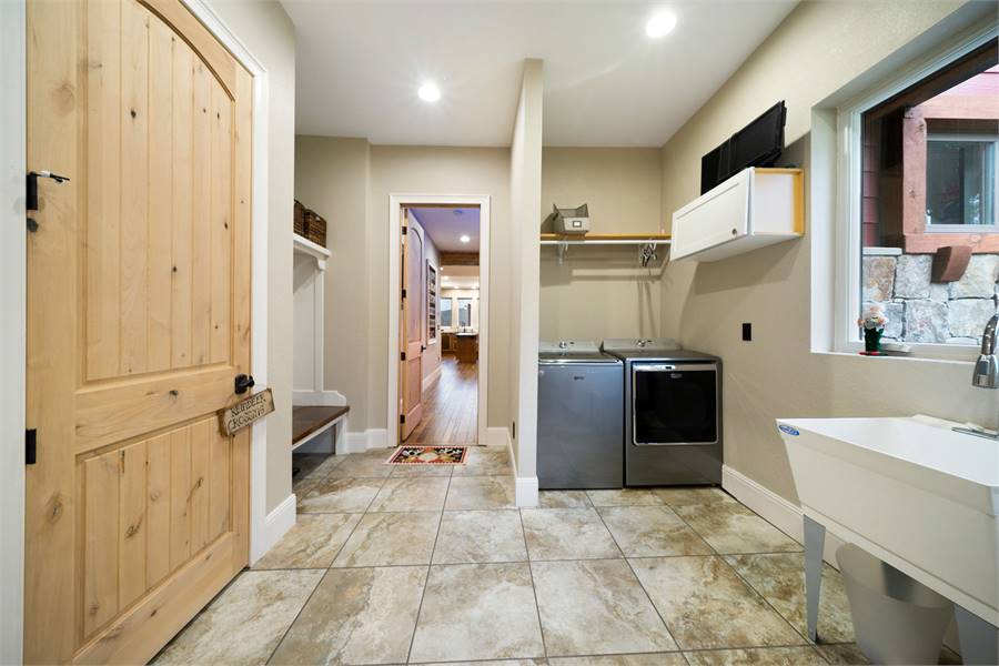 Laundry Room Featuring Maytag® and Brizo®