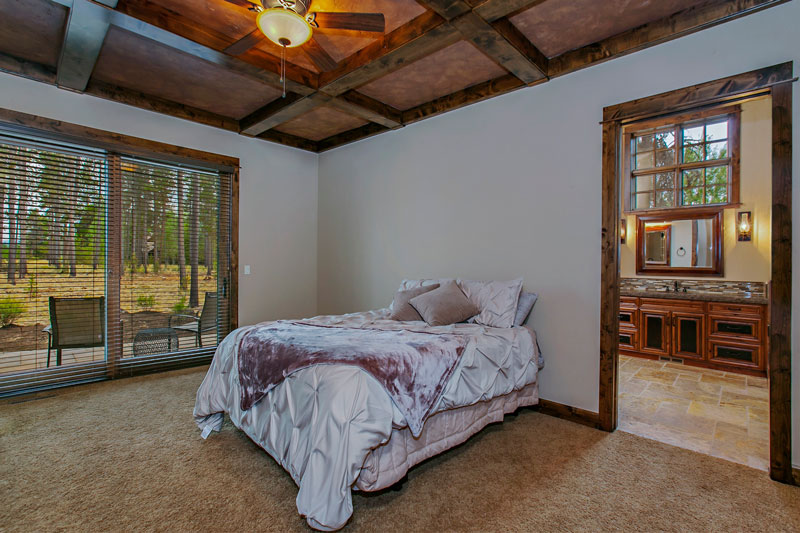 Bedroom With Stunning Tray Ceiling