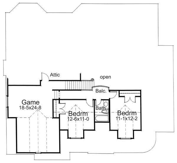 Alternate Second Floor Plan