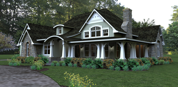 House Plan 4838: Victorian-style cottage home